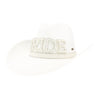 BRIDE Vegan Fabric Cowboy Hat VCC0070
