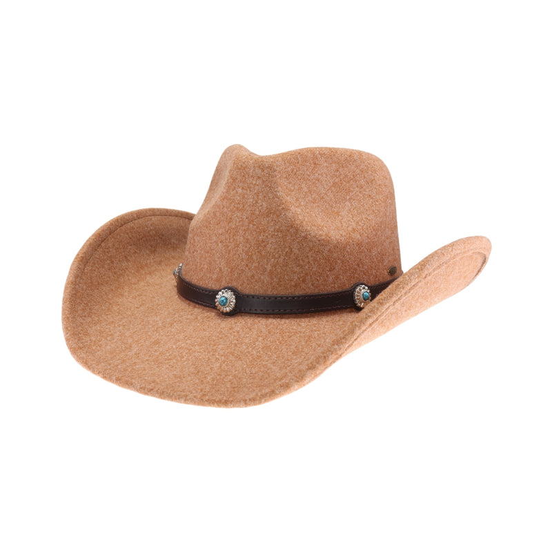 Denison Vegan Fabric Cowboy Hat VCE0061