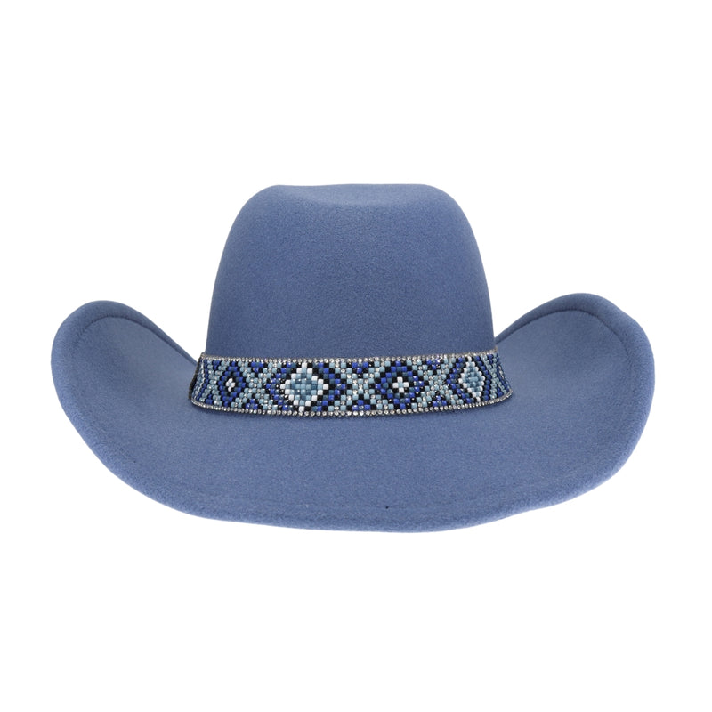Las Cruces Vegan Fabric Cowboy Hat VCC0076