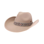 Las Cruces Vegan Fabric Cowboy Hat VCC0076