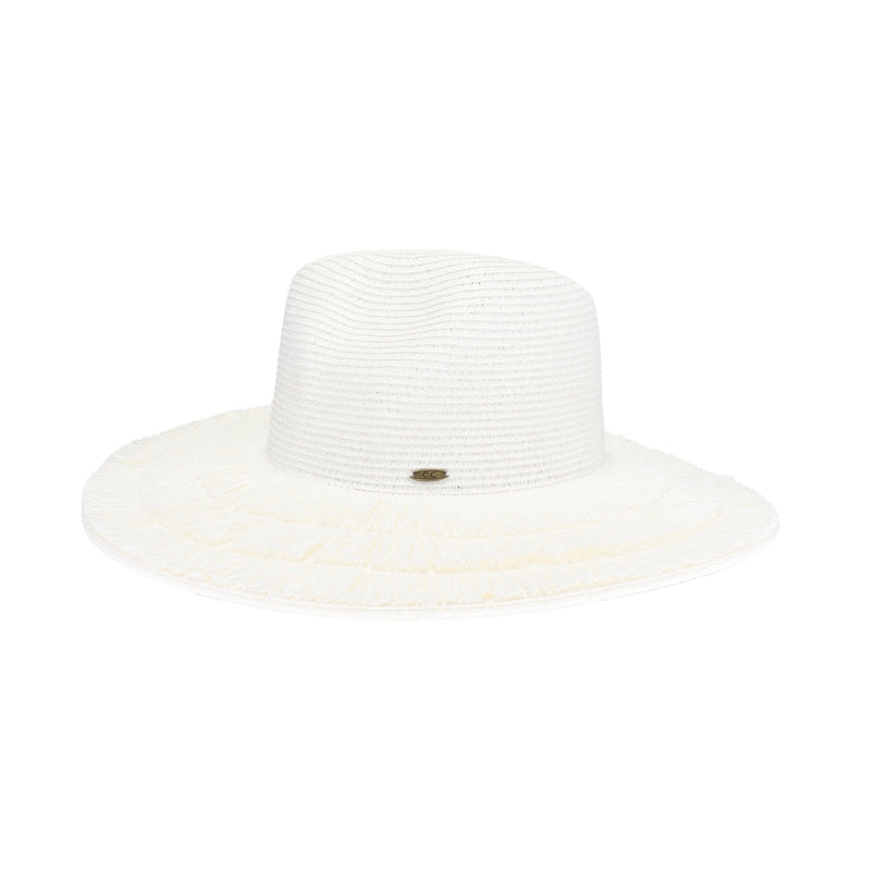 Fringe Brim C.C Panama Sun Hat STH0028