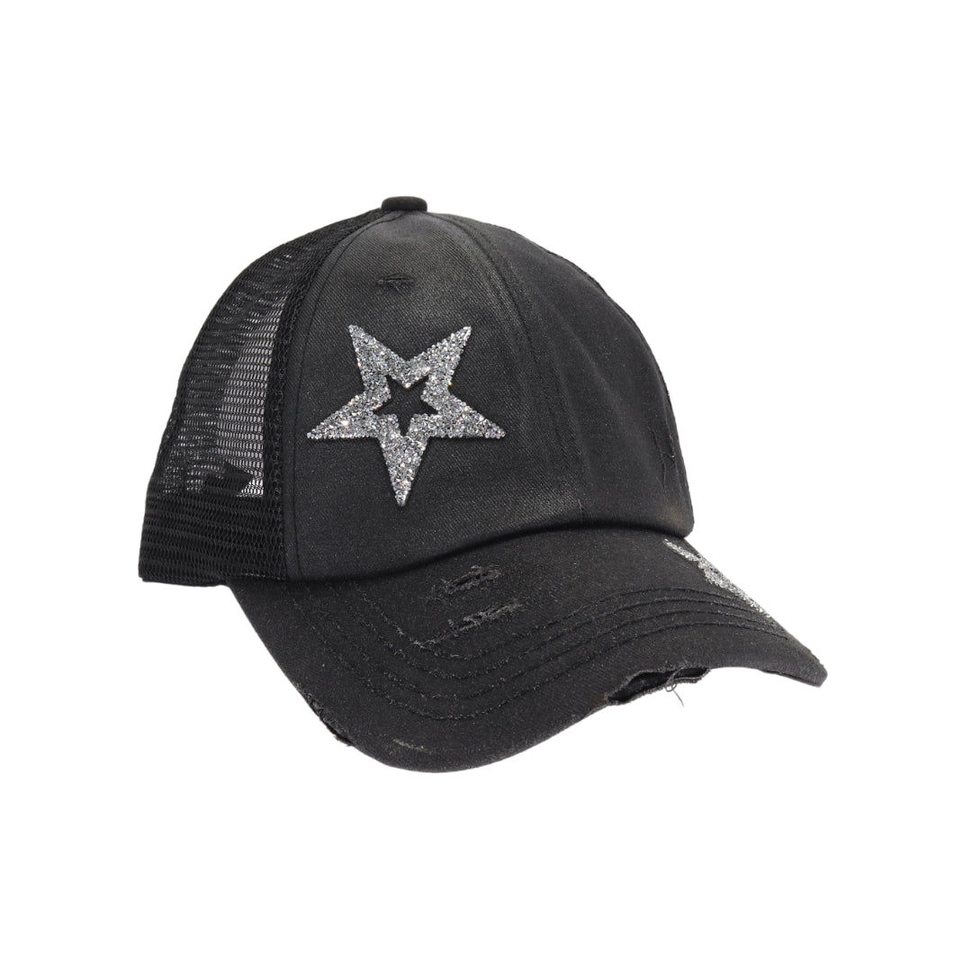 キャップ CERRIC LBDS CONTRAST BALL CAP IVORY CR23HSAC004IVF ililily PREMIUM Faux Leather Star Patch Baseball Cap Cotton
