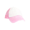 Tri-Color Stone Washed Cross Criss Cross High Pony C.C Ball Cap BT781