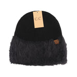 Faux Fur Cuff C.C Beanie HTE0105