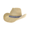 Havasu C.C Denim Fringe Cowboy Hat CBC0035