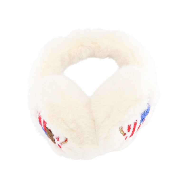 American Star Patch Faux Fur C.C Earmuff EMS4503