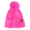 Plush Chenille Pom C.C Beanie HTC0038