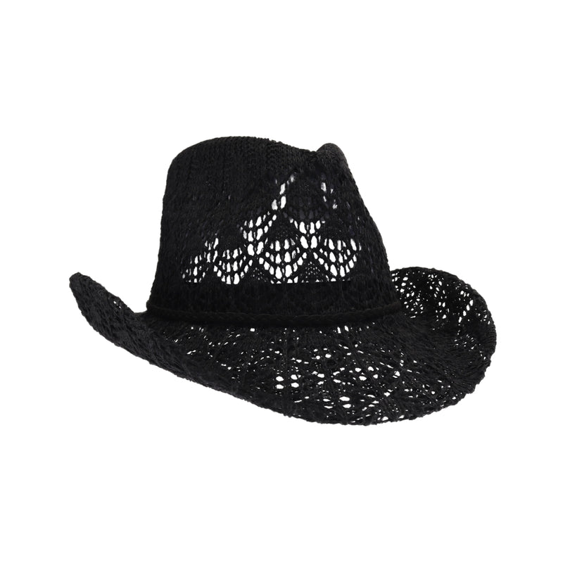 Tahoe C.C Horseshoe Lace Knit Cowboy Hat CBC0136