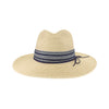 Chevron Band C.C Panama Sun Hat PNC0003