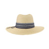 Chevron Band C.C Panama Sun Hat PNC0003