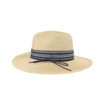 Chevron Band C.C Panama Sun Hat PNC0003