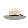 Two-Tone Open Crochet C.C Panama Sun Hat PNC0006