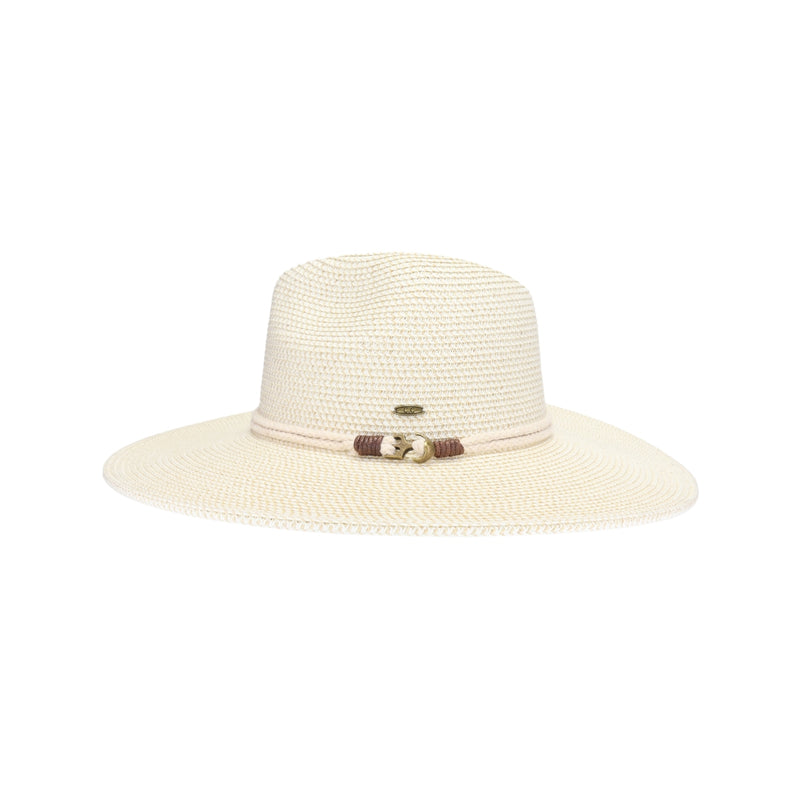 Multi-tone Anchor Rope Banded Wide Brim C.C Sun Hat PNH0042