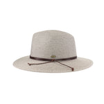 Two-tone Leather Cord C.C Panama Hat PNH0044