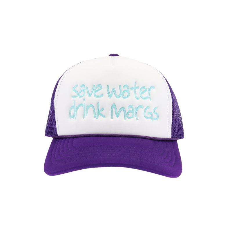 Save Water Drink Margs C.C Embroidered Foam Trucker Hat TCM0001