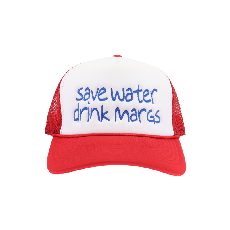 Save Water Drink Margs C.C Embroidered Foam Trucker Hat TCM0001