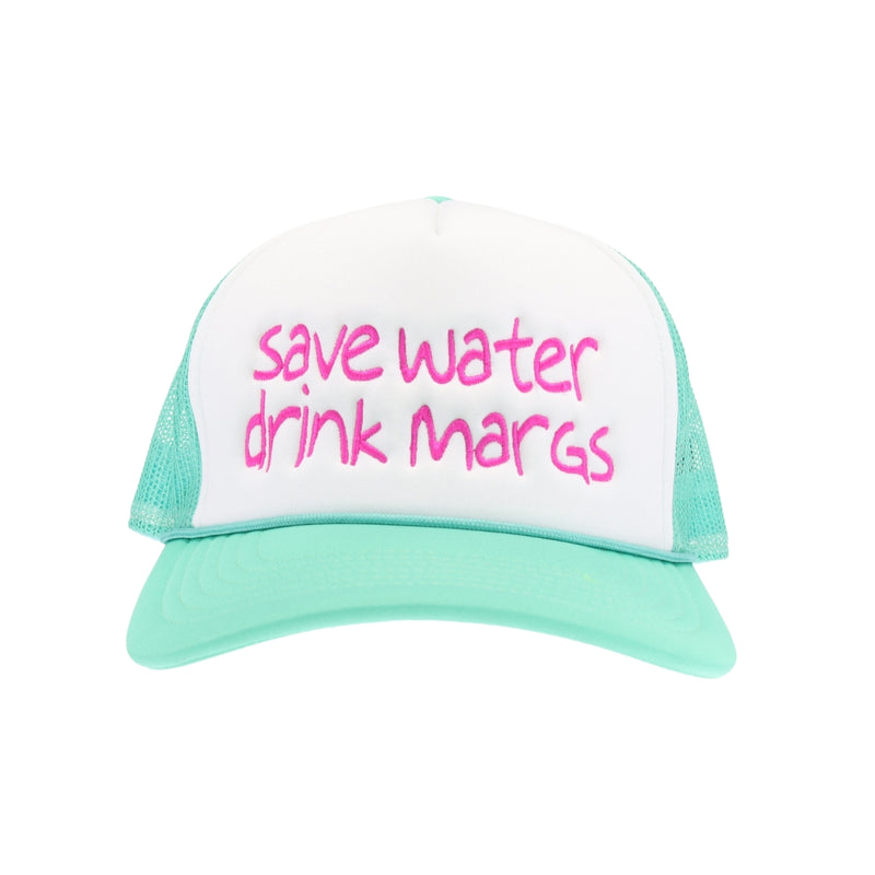 Save Water Drink Margs C.C Embroidered Foam Trucker Hat TCM0001