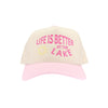 Life is Better at the Lake C.C Embroidered Trucker Hat TCM0002