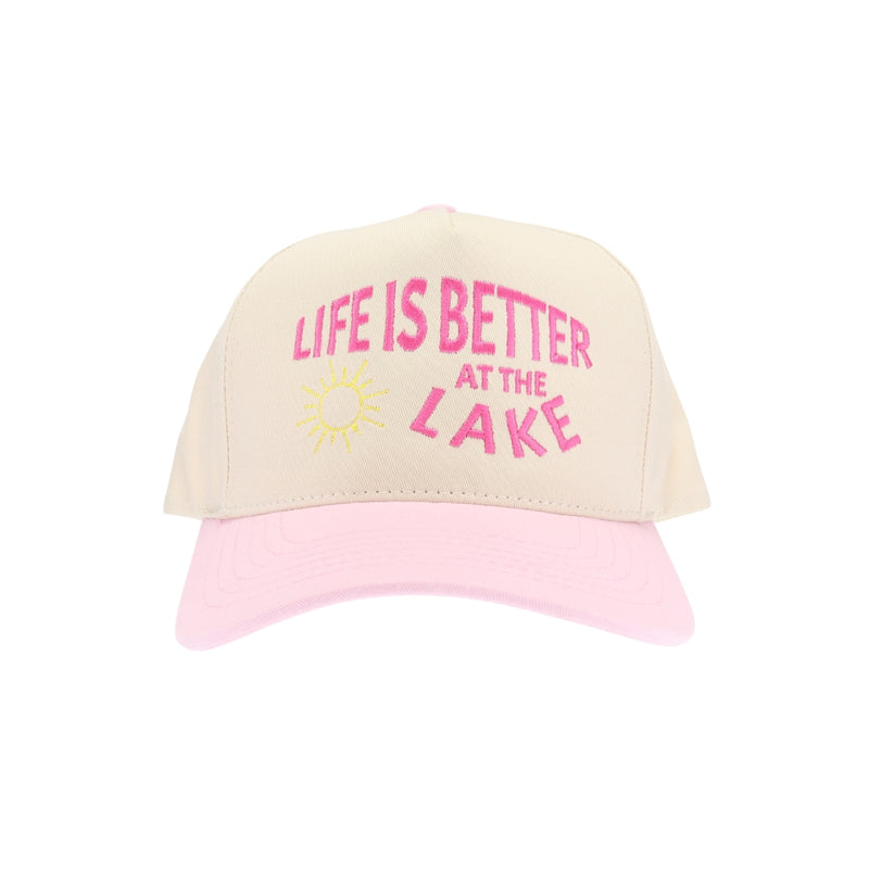Life is Better at the Lake C.C Embroidered Trucker Hat TCM0002