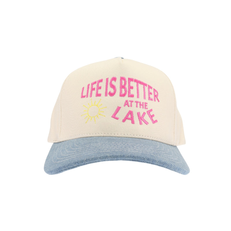 Life is Better at the Lake C.C Embroidered Trucker Hat TCM0002