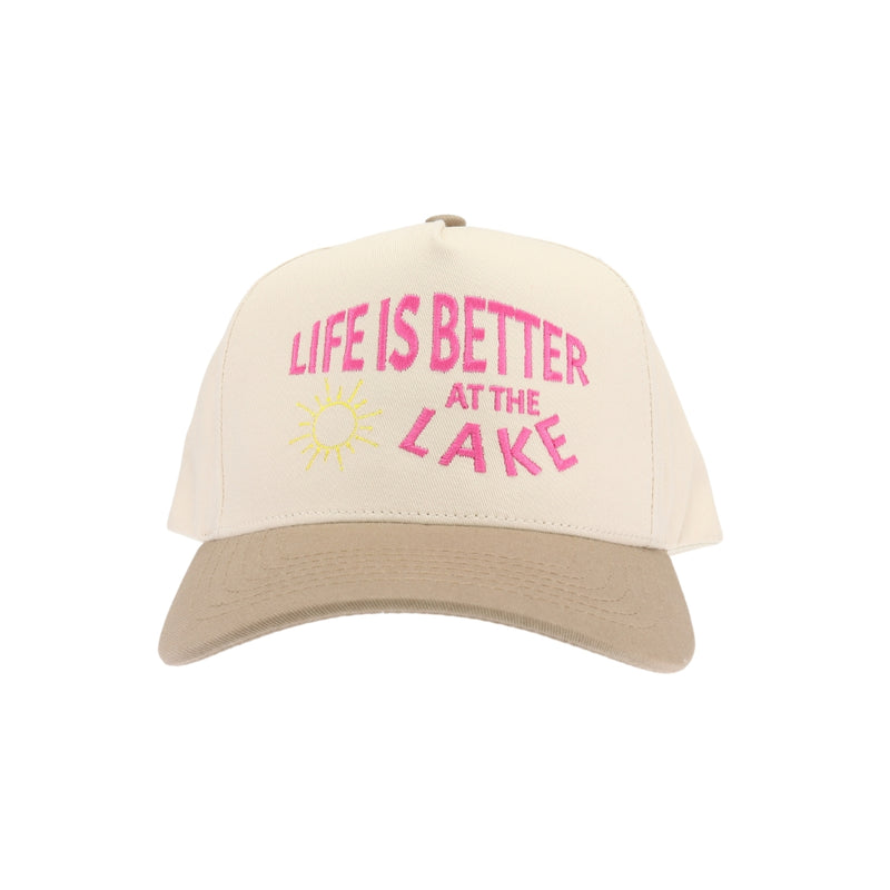 Life is Better at the Lake C.C Embroidered Trucker Hat TCM0002