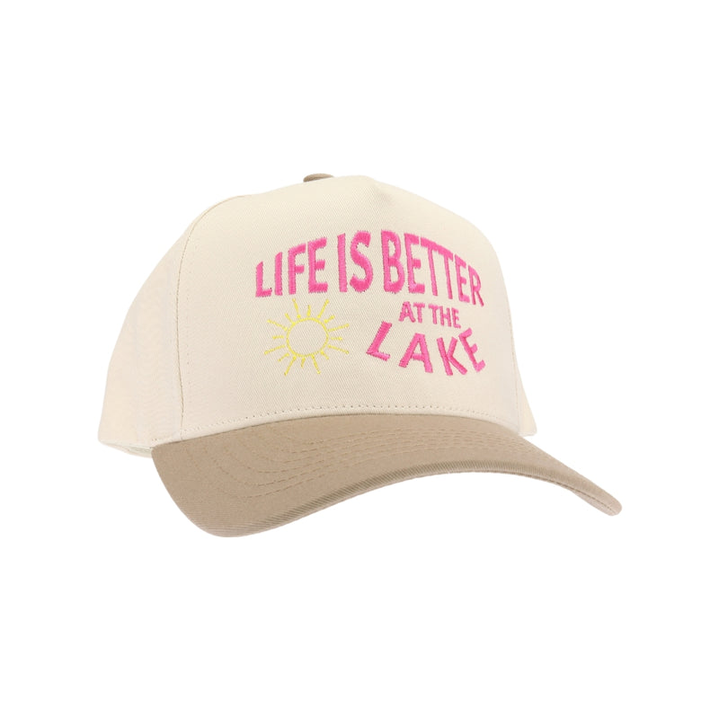 Life is Better at the Lake C.C Embroidered Trucker Hat TCM0002