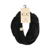 KIDS Solid Cable Knit CC Infinity Scarf SF800KIDS
