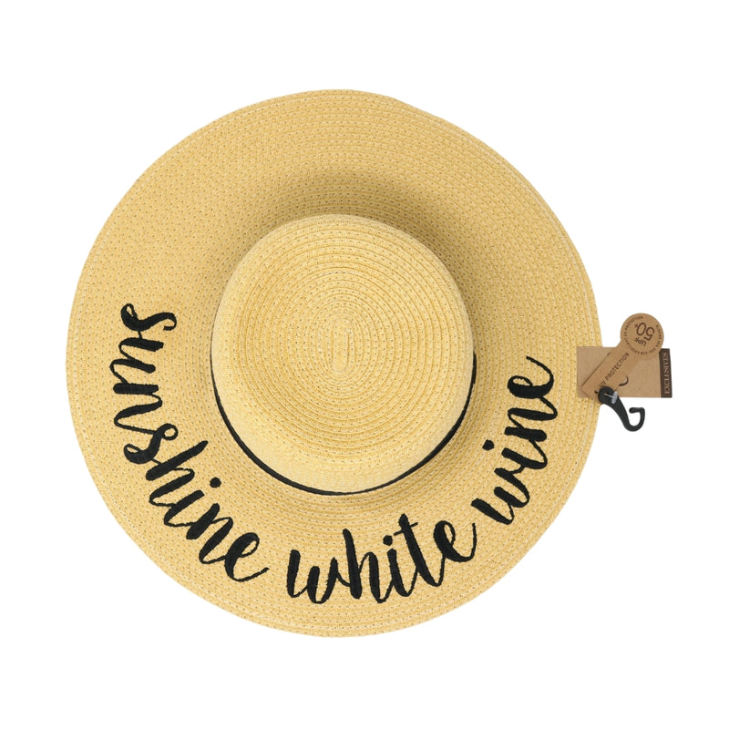 Sunshine White Wine Sun Hat ST2017