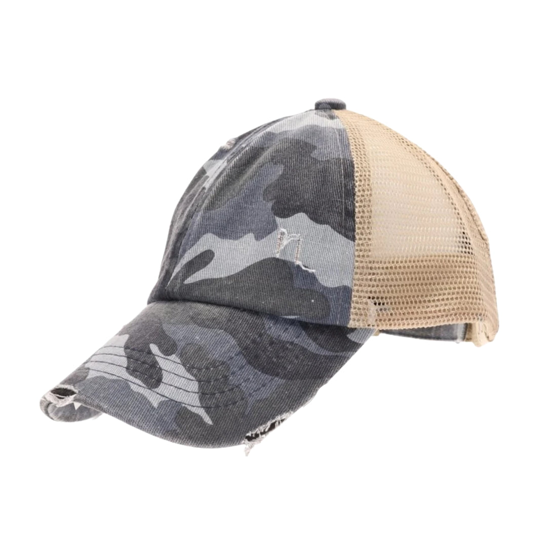 新品 未開封 BEEDEN BD STUDS DAMAGE CAP ベージュ カモ 迷彩
