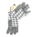 Houndstooth Cuffed CC Gloves CG12