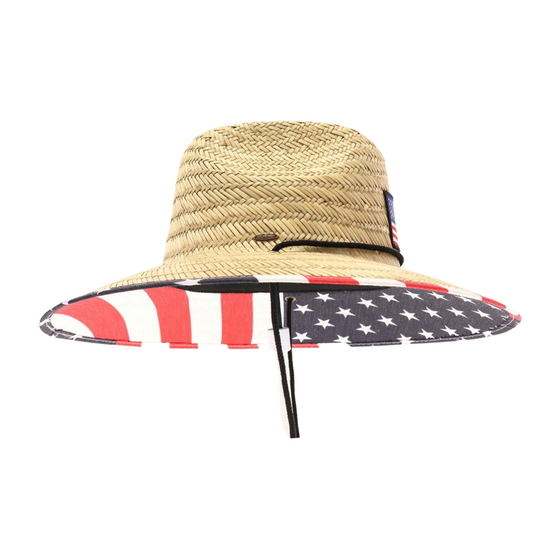 American Flag Patch Lifeguard Hat C325