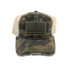 USA Flag Camouflage Mesh Back Classic CC Ball Cap BA915