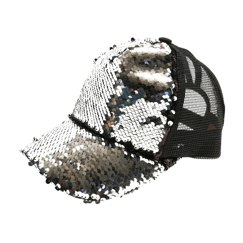LV Baseball Hat Trucker style mesh with velcro or ponytail back