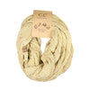 Metallic Cable Knit CC Infinity Scarf SF800MET