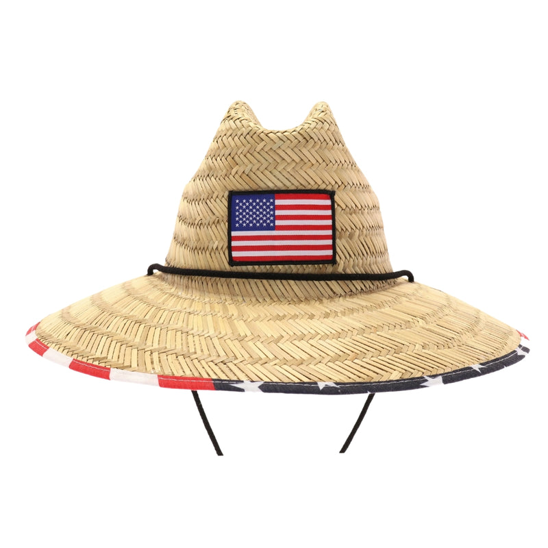 American Flag Patch Lifeguard Hat C325