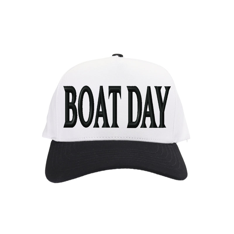 BOAT DAY C.C Embroidered Trucker Hat TCM0005