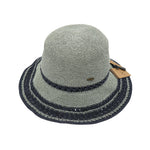 Multi-Stripe Cloche Hat ST3022