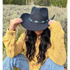 Taos Vegan Fabric Cowboy Hat VCE0062