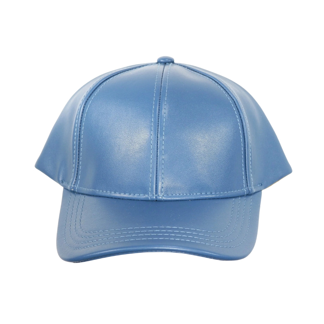 Faux Leather CC Ball Cap BA4 – ccbeanie.com