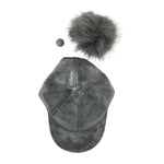 Metallic Fur Pom CC Ball Cap BA15