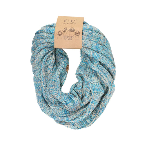 Four-Tone CC Infinity Scarf SF816