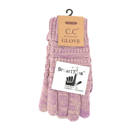 Two Tone Ribbed Lined CC Glove G900