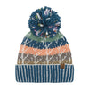 Cable Color Block Pom C.C Beanie HTC0088