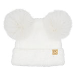 BABY Chenille Double Pom C.C Beanie BBHTC0038