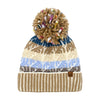 Cable Color Block Pom C.C Beanie HTC0088