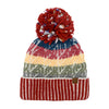 Cable Color Block Pom C.C Beanie HTC0088