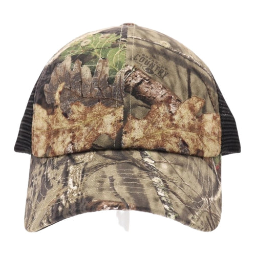 C.C MOSSY OAK Mini Break-Up Camouflage Mesh Back Ball Cap BA936