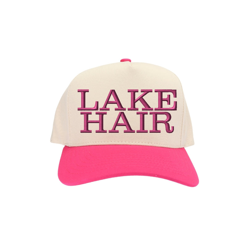 Lake Hair C.C Embroidered Trucker Hat TCM0002