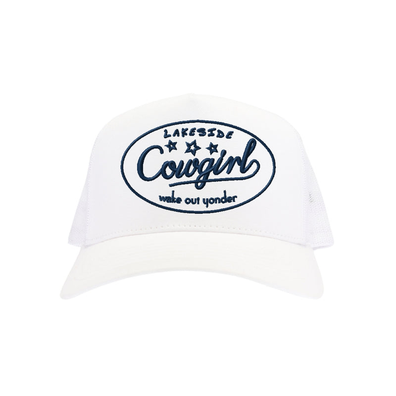 Lakeside Cowgirl C.C Embroidered Trucker Hat TCM0006
