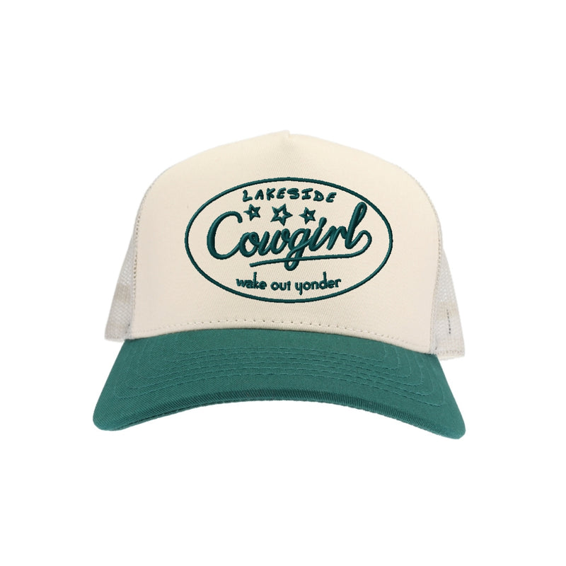 Lakeside Cowgirl C.C Embroidered Trucker Hat TCM0006